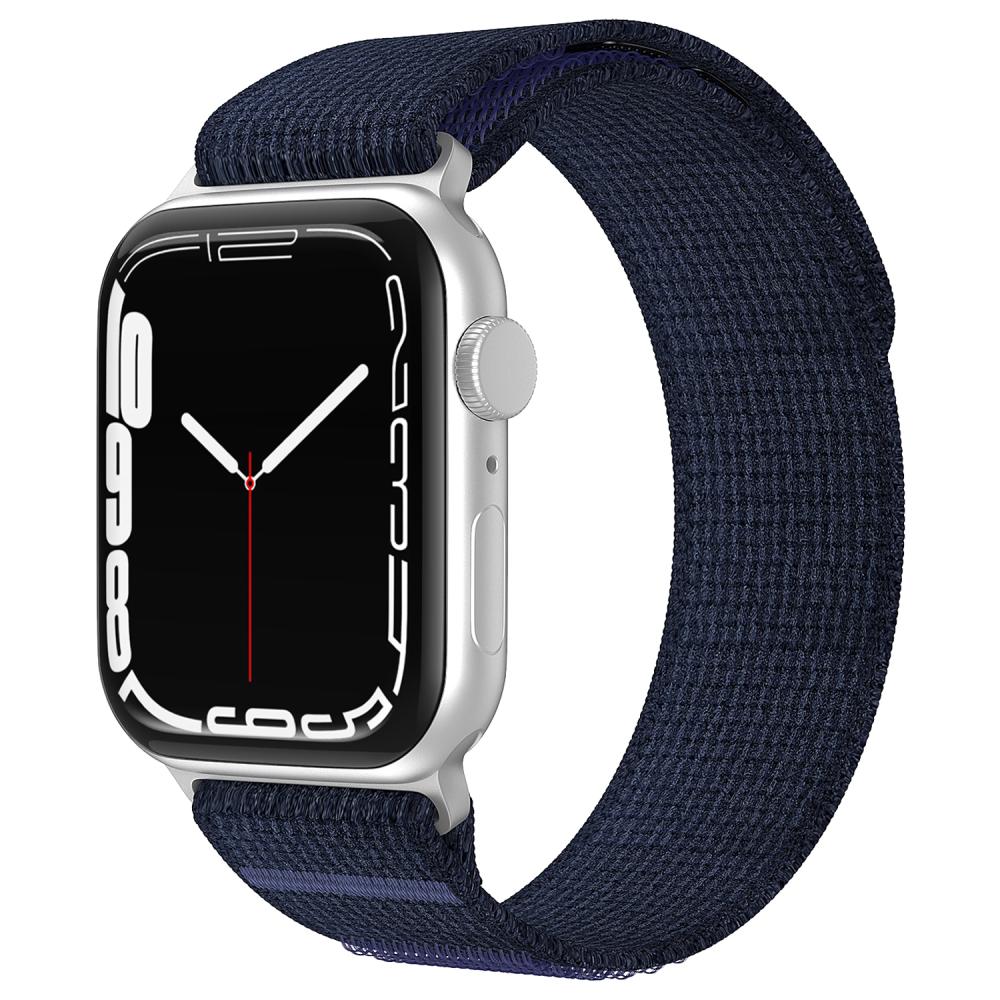 ColorPop Apple Watch 38/40/41 mm Armband Nylon Trail Loop Midnight Blue - Teknikhallen.se