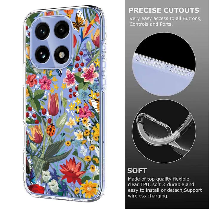 Bild 6,  OnePlus 15 Skal TPU Med Tryck Blommor - Teknikhallen.se