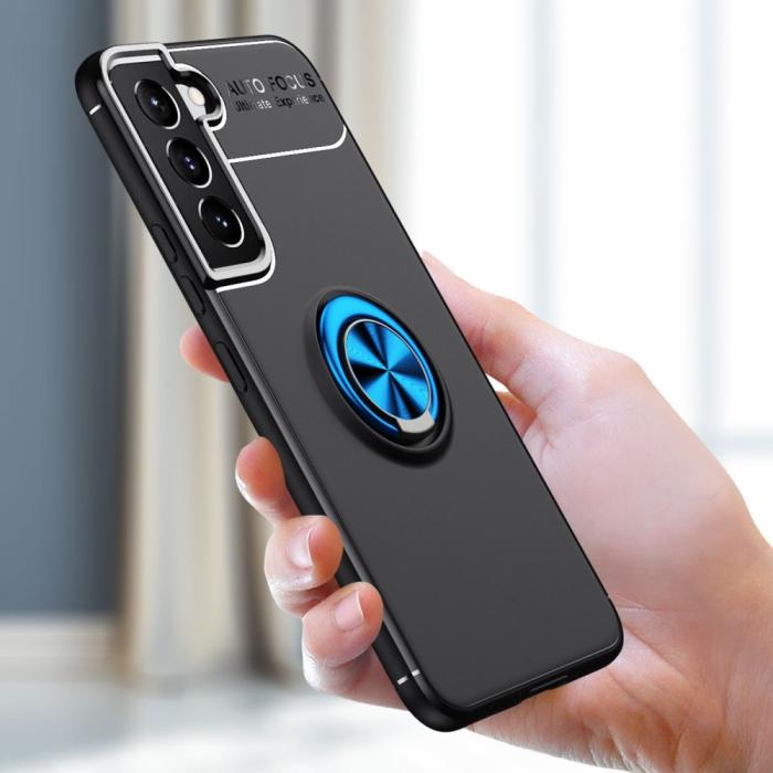 Bild 5,  Samsung Galaxy S22 Plus Skal Ring Svart - Teknikhallen.se