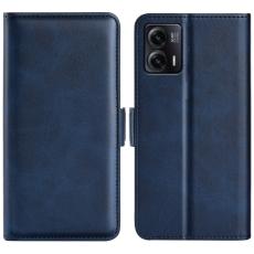  Motorola Moto G73 5G Fodral Magnetisk St&auml;ngning Bl&aring; - Teknikhallen.se