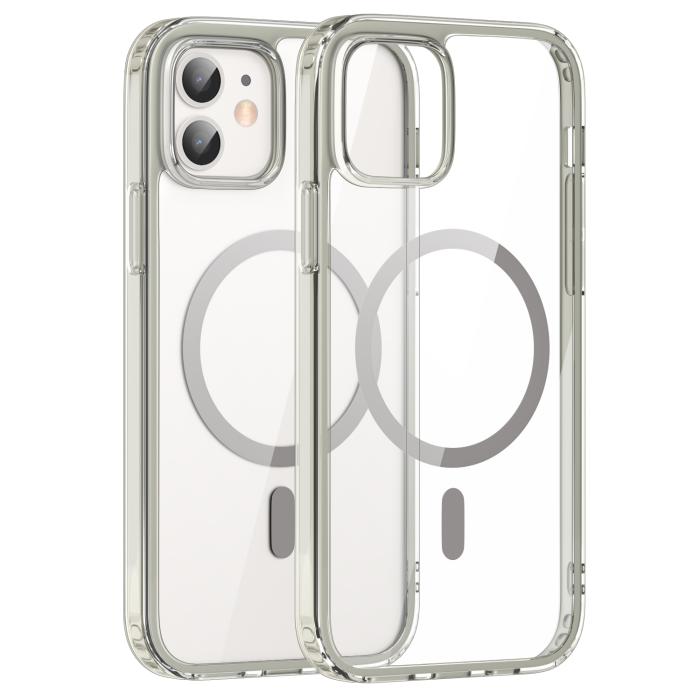 Bild 2, ColorPop ColorPop iPhone 12/12 Pro Skal CH MagSafe Transparent/Titanium - Teknikhallen.se