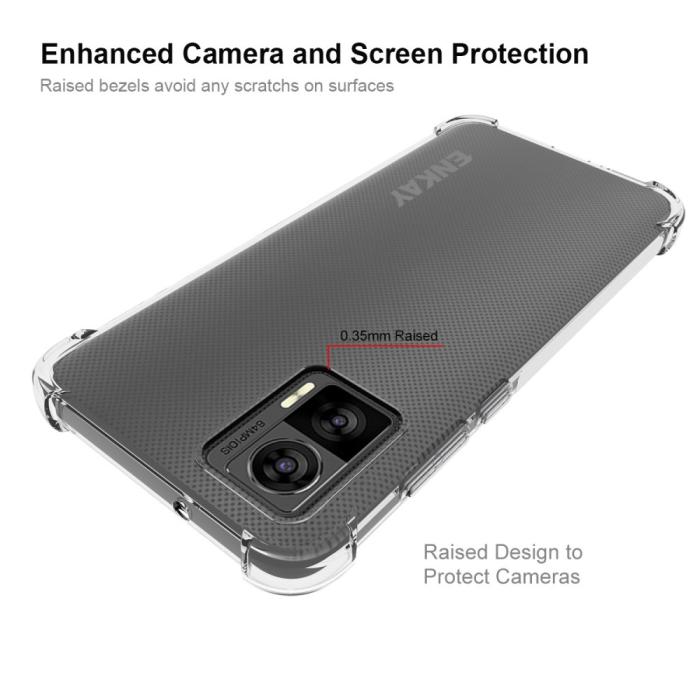 Bild 3, ENKAY ENKAY Motorola Edge 30 Neo 5G Skal Shockproof Transparent - Teknikhallen.se