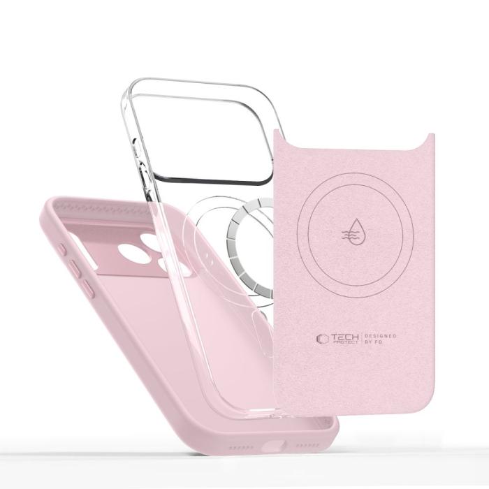 Bild 5, Tech-Protect Tech-Protect iPhone 17 Pro Max Skal MagSafe Uniq Rosa - Teknikhallen.se