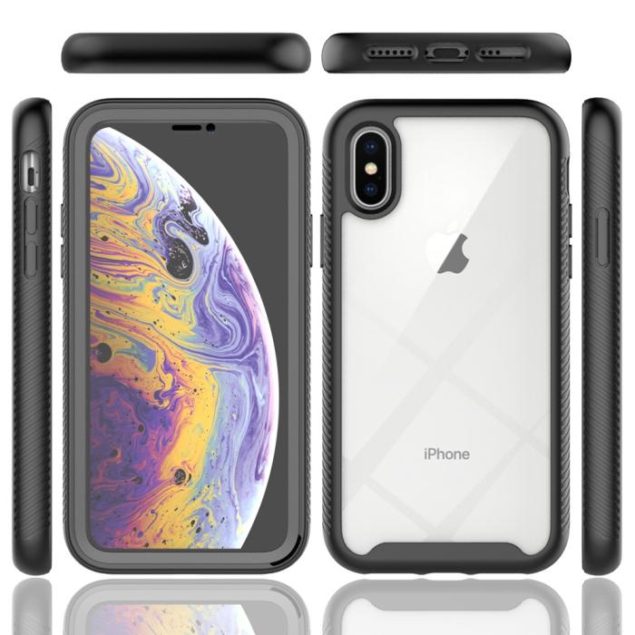 Bild 6,  iPhone X/Xs Skal 360 Hybrid Defense Svart - Teknikhallen.se