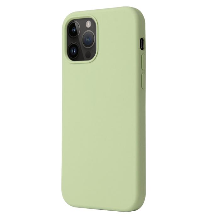 Bild 2,  iPhone 15 Pro Skal Liquid Silikon Matcha Green - Teknikhallen.se