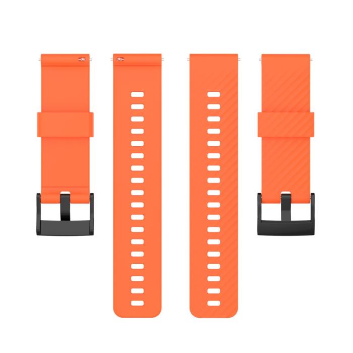 Bild 5,  Silikon Armband För Suunto (24mm) Orange - Teknikhallen.se
