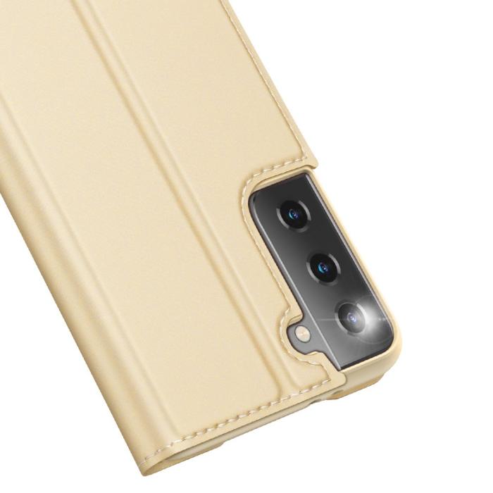 Bild 3, DUX DUCIS Samsung Galaxy S21 - DUX DUCIS Skin Pro Fodral - Guld - Teknikhallen.se