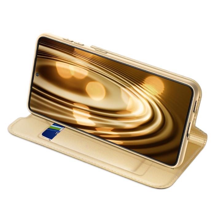 Bild 5, DUX DUCIS Samsung Galaxy S21 - DUX DUCIS Skin Pro Fodral - Guld - Teknikhallen.se