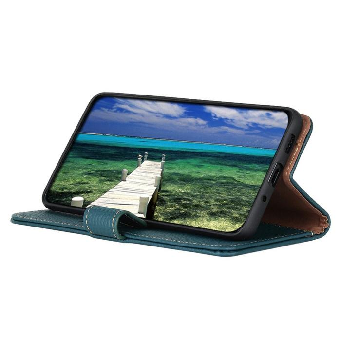 Bild 3, KHAZNEH KHAZNEH iPhone 17 Pro Fodral Äkta Läder Grön - Teknikhallen.se