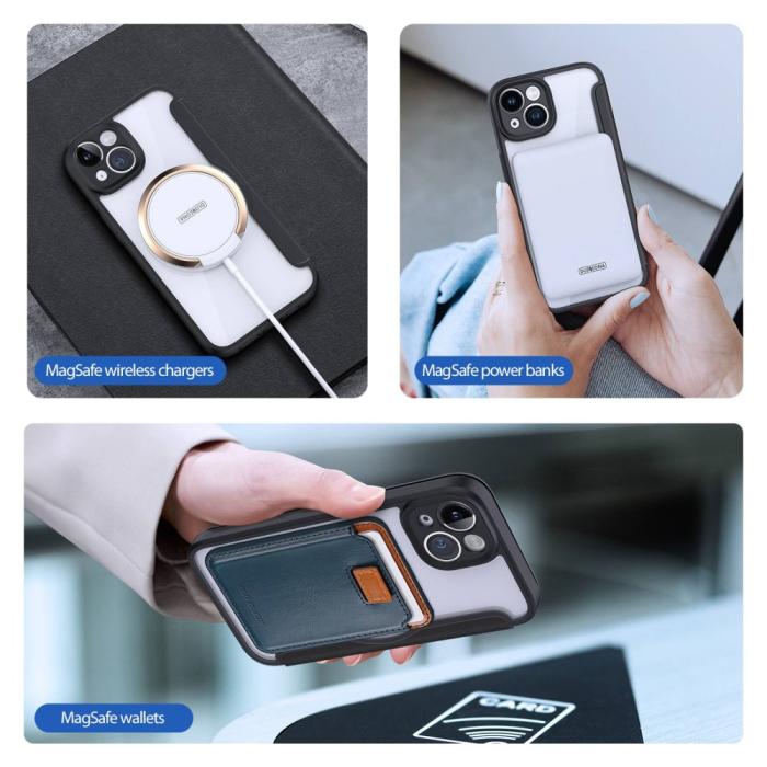 Bild 5, DUX DUCIS DUX DUCIS iPhone 14 Fodral MagSafe Skin X Pro Svart - Teknikhallen.se