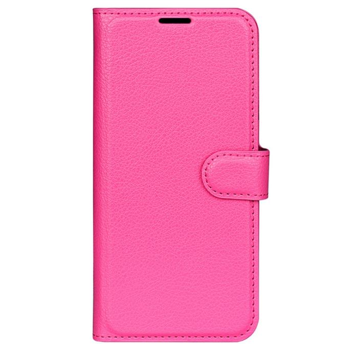 Bild 5,  Samsung Galaxy A35 5G Fodral Läder Litchi Rosa - Teknikhallen.se