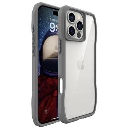  iPhone 16 Pro Skal Shockproof Hybrid Grå - Teknikhallen.se