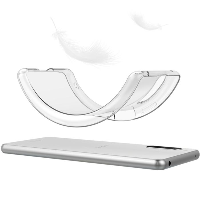 Bild 4,  Sony Xperia 10 IV Skal TPU Transparent - Teknikhallen.se
