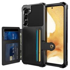  Samsung Galaxy S23 Skal Med Magnetisk Pl&aring;nbok Svart - Teknikhallen.se
