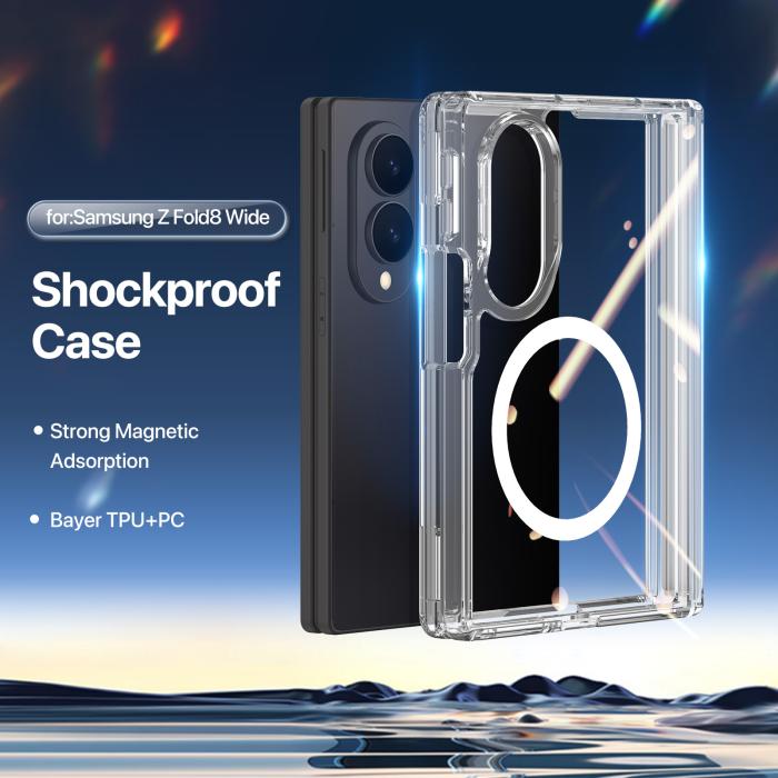 Bild 3, DUX DUCIS DUX DUCIS Samsung Galaxy Z Fold 8 Skal MagSafe Clin Series - Teknikhallen.se