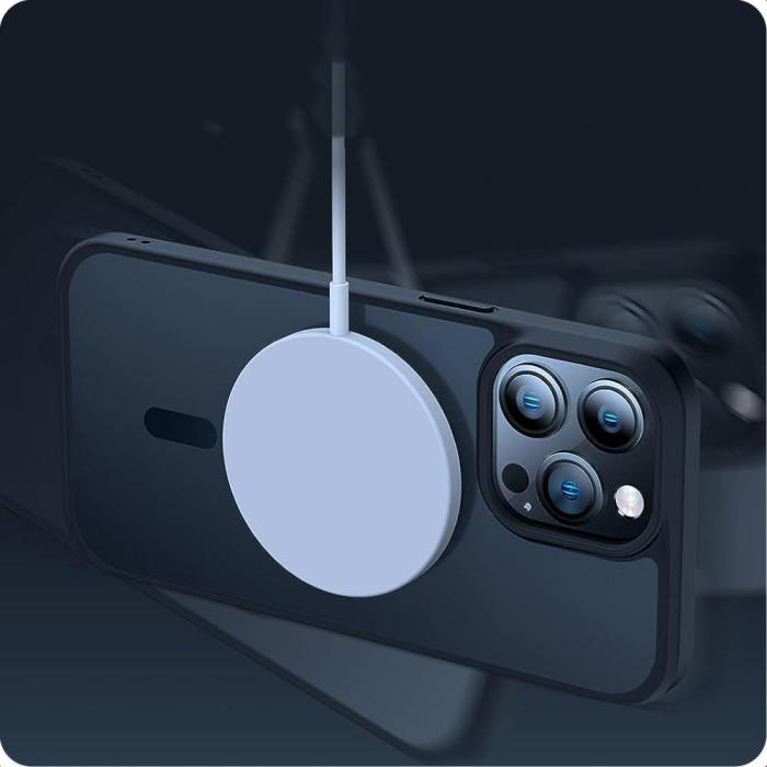 Bild 4, Tech-Protect Tech-Protect iPhone 15 Skal MagSafe MagMat Svart/Transparent - Teknikhallen.se