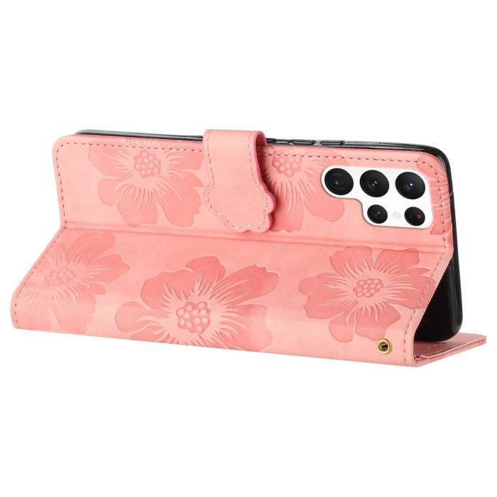 Bild 4,  Samsung Galaxy S24 Ultra Fodral Blommigt Tryck Rosa - Teknikhallen.se