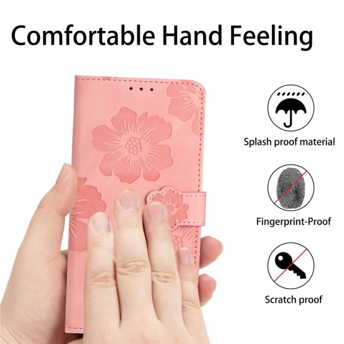 Bild 5,  Samsung Galaxy S24 Ultra Fodral Blommigt Tryck Rosa - Teknikhallen.se