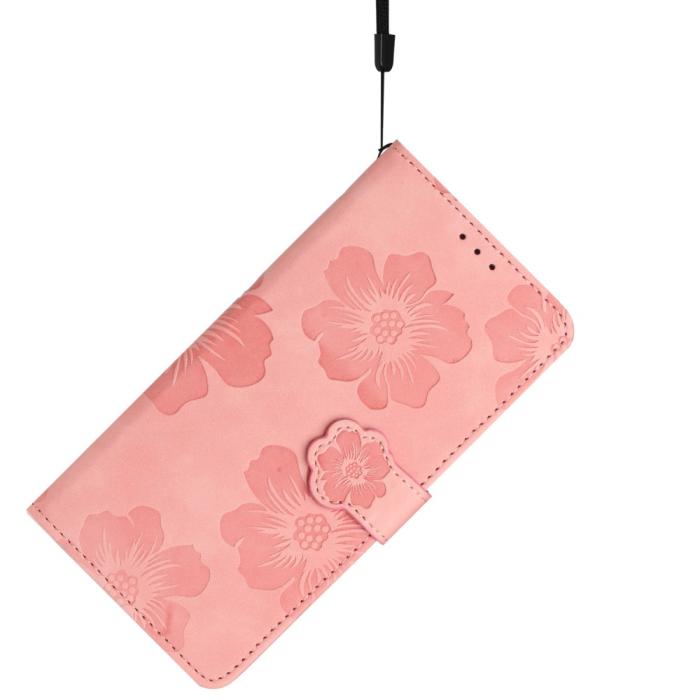 Bild 6,  Samsung Galaxy S24 Ultra Fodral Blommigt Tryck Rosa - Teknikhallen.se