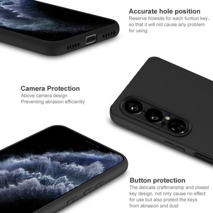 Bild 5, IMAK IMAK Sony Xperia 1 VII Skal TPU Soft Svart - Teknikhallen.se