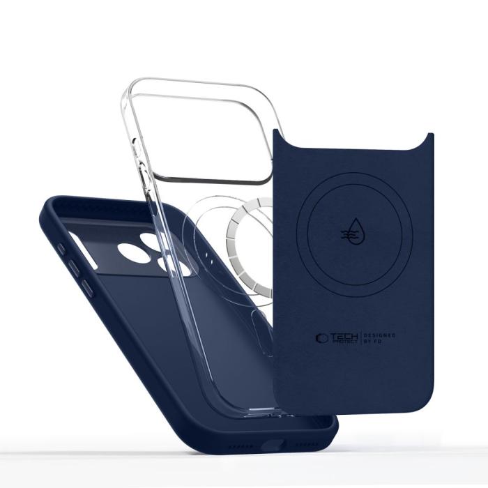 Bild 4, Tech-Protect Tech-Protect iPhone 17 Pro Max Skal MagSafe Uniq Deep Blue - Teknikhallen.se