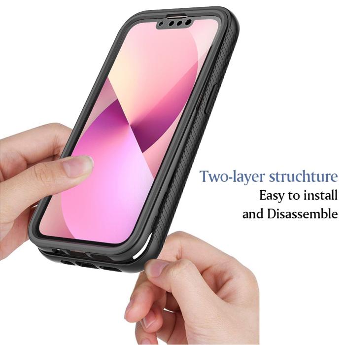 Bild 3,  iPhone 13 Mini Skal 360 Hybrid Defense Svart - Teknikhallen.se