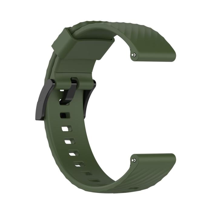 Bild 4,  Silikon Armband För Suunto (24mm) Mörk Grön - Teknikhallen.se