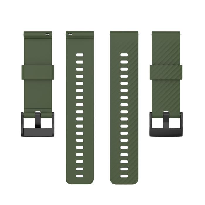 Bild 5,  Silikon Armband För Suunto (24mm) Mörk Grön - Teknikhallen.se
