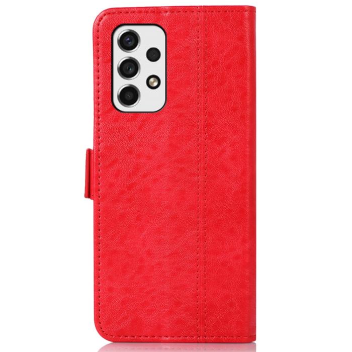 Bild 3,  Samsung Galaxy A53 5G Fodral Crazy Horse Röd - Teknikhallen.se