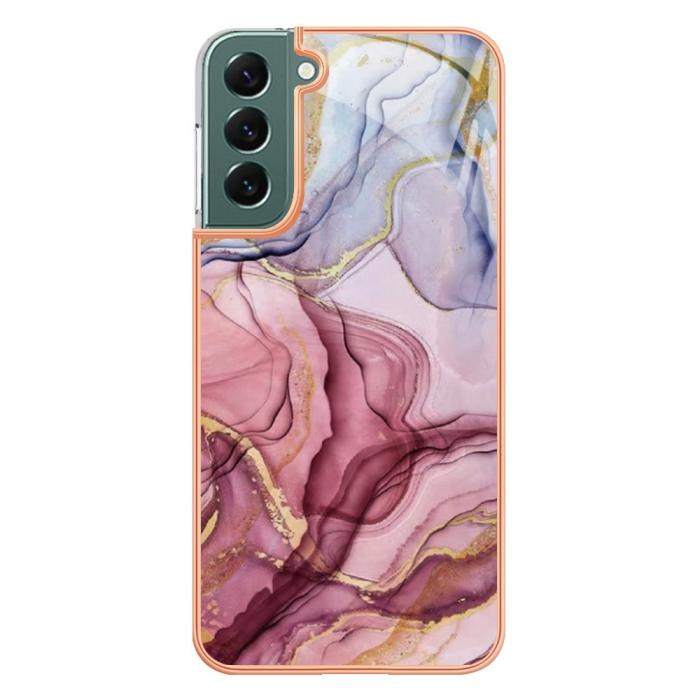 Bild 2,  Samsung Galaxy S23 Plus Skal Marmor TPU Roséguld - Teknikhallen.se