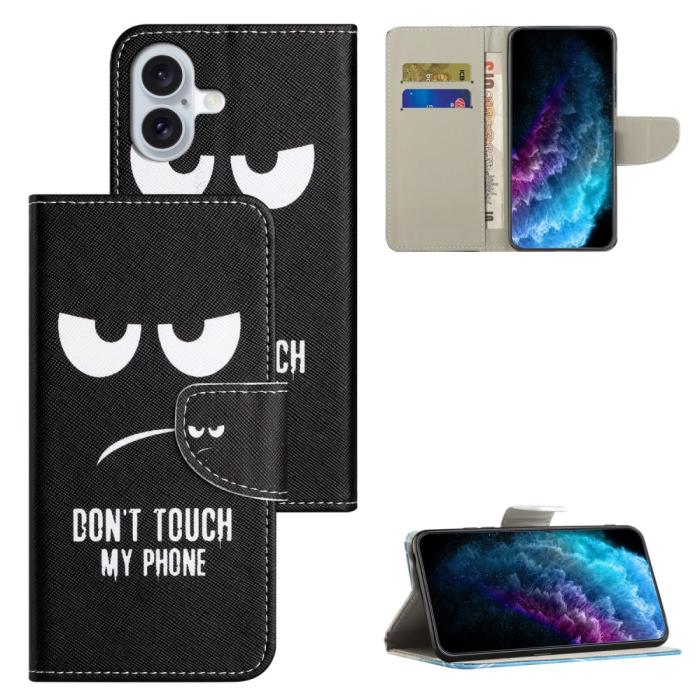 Bild 6,  iPhone 16 Plus Fodral Med Tryck Dont Touch - Teknikhallen.se