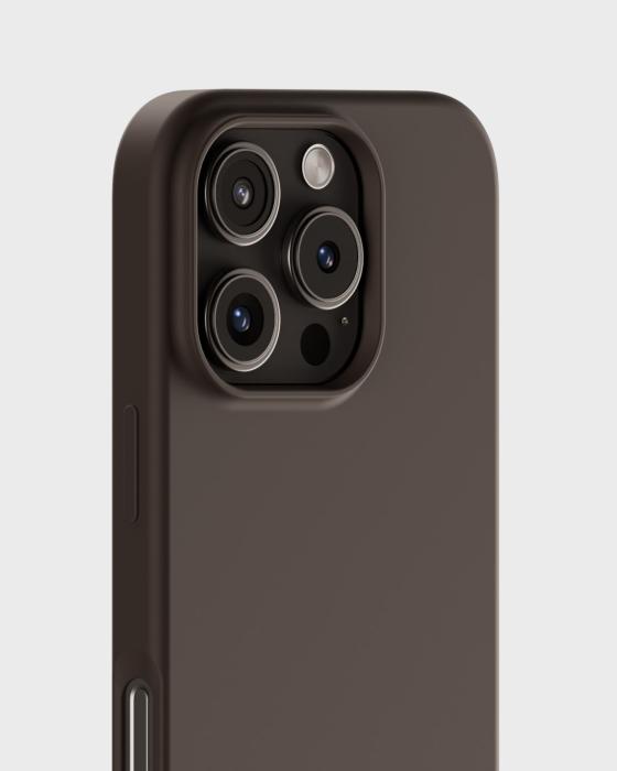 Bild 4, holdit holdit iPhone 16 Pro Mobilskal Silikon Chocolate - Teknikhallen.se