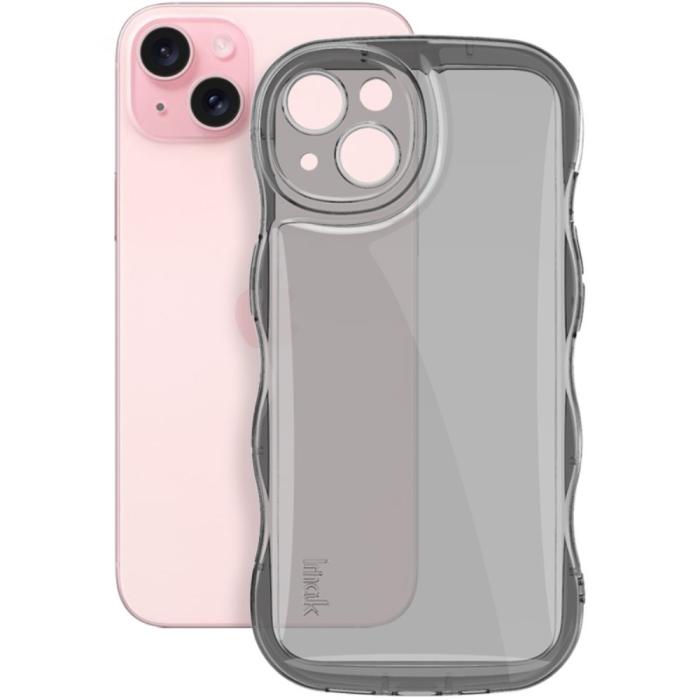 Bild 2, IMAK IMAK iPhone 14 Skal TPU Tonad Svart - Teknikhallen.se