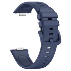 Huawei Watch Fit 3 Klockarmband Silikon M&ouml;rkbl&aring; - Teknikhallen.se