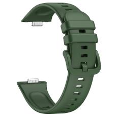 Huawei Watch Fit 3 Klockarmband Silikon Gr&ouml;n - Teknikhallen.se