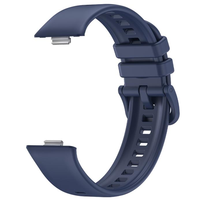 Bild 2,  Huawei Watch Fit 3 Klockarmband Silikon Mörkblå - Teknikhallen.se