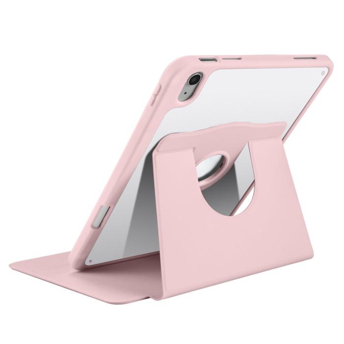 Bild 3,  iPad Air 13 2026-2024 Fodral Hybrid Rotation Pennhållare Rosa - Teknikhallen.se