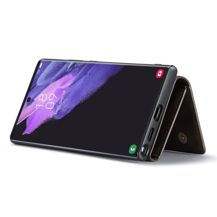 Bild 3, DG.MING DG.MING Galaxy S26 Ultra 2in1 Skal Med Avtagbart Kortfack Brun - Teknikhallen.se