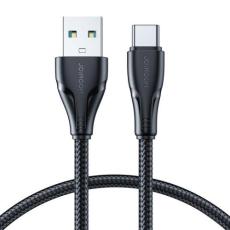 JOYROOM Joyroom 25 cm 2.4A USB-C Nylon Laddningskabel Svart - Teknikhallen.se