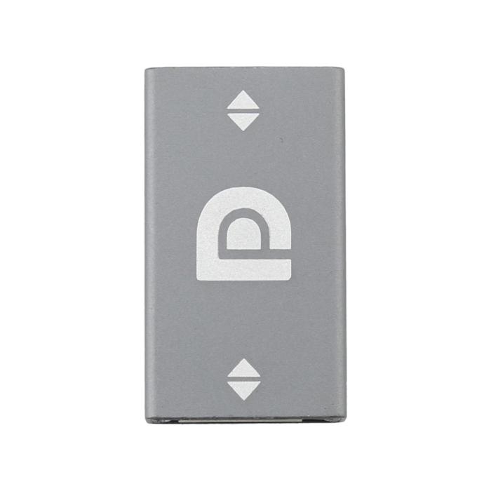 Bild 4,  DisplayPort Hona till DisplayPort Hona Förlängning Adapter Grå - Teknikhallen.se