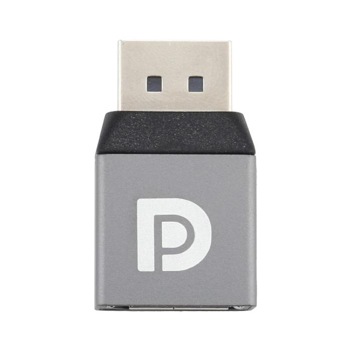 Bild 3,  DisplayPort Hona till DisplayPort Hane Adapter Grå - Teknikhallen.se