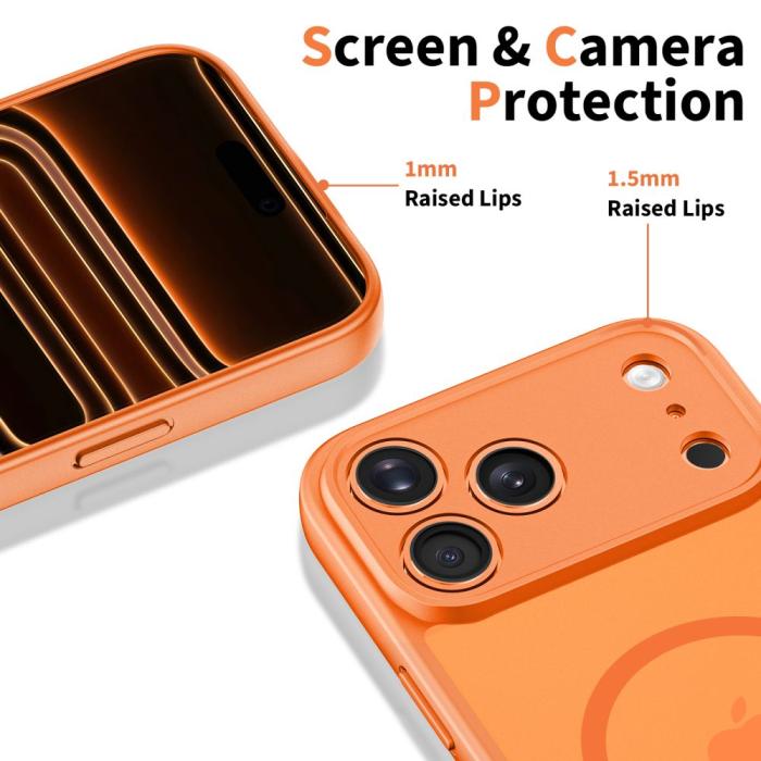 Bild 5, Tech-Protect Tech-Protect iPhone 17 Pro Max Skal MagSafe BasicMag Matt - Teknikhallen.se