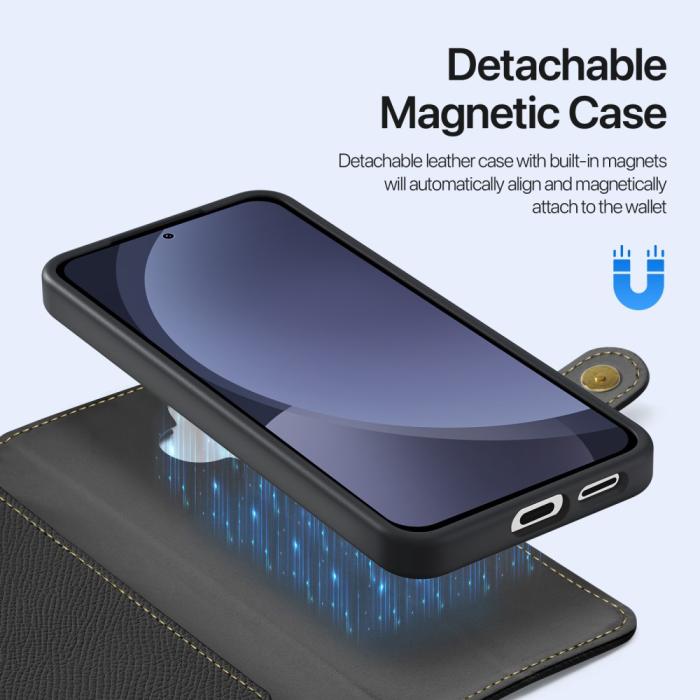Bild 5, DUX DUCIS DUX DUCIS Galaxy S25 Plus 2in1 Magnet Fodral Lawa Series Svart - Teknikhallen.se