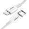 UGREEN Ugreen 1m MFi 18W 3A Lightning - USB-C Kabel - Vit - Teknikhallen.se