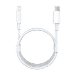 REMAX Remax 5A 1m Lightning - USB-C Snabbladdningskabel - Vit - Teknikhallen.se