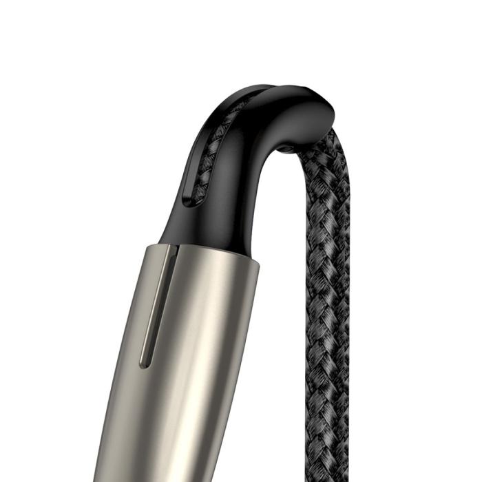 Bild 3, BASEUS Baseus 18W 1.3m USB-C - Lightning PD Kabel - Svart - Teknikhallen.se