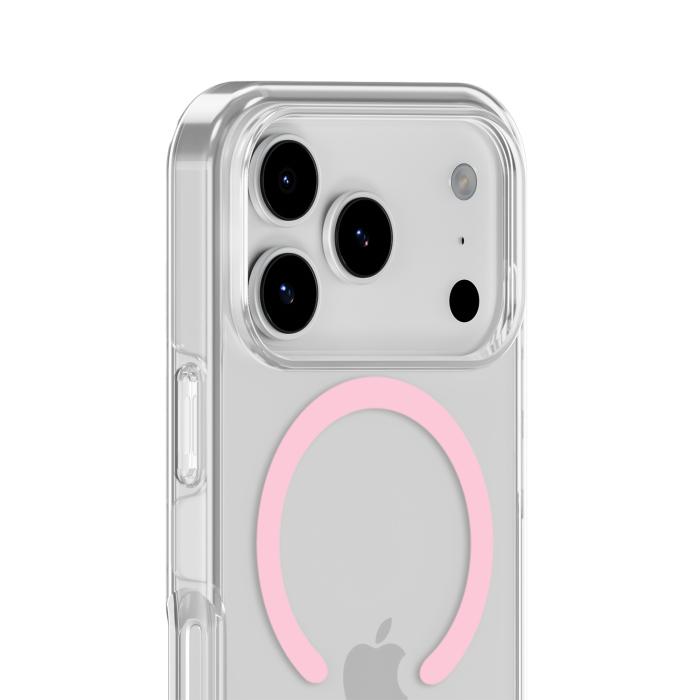 Bild 4, holdit holdit iPhone 17 Pro Max MagSafe Mobilskal Pink/Transparent - Teknikhallen.se