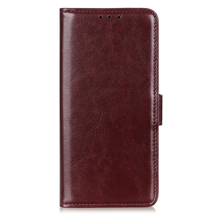 Bild 2,  Samsung Galaxy A03 Fodral Crazy Horse Brun - Teknikhallen.se