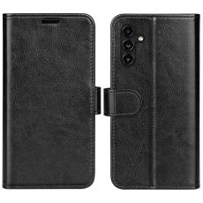  Samsung Galaxy A14 4G/5G Fodral Crazy Horse L&auml;der Svart - Teknikhallen.se
