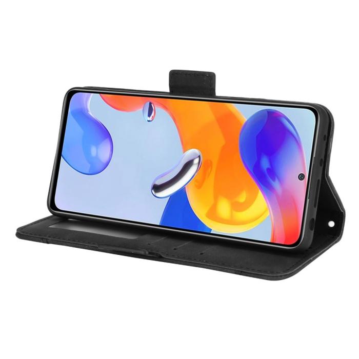 Bild 5,  Xiaomi Redmi Note 11 Pro 5G Fodral Avtagbart Kortfodral Svart - Teknikhallen.se